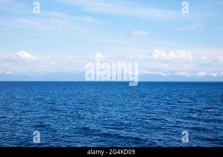 Blick auf den Baikalsee, Sibirien. Russland. Stockfoto