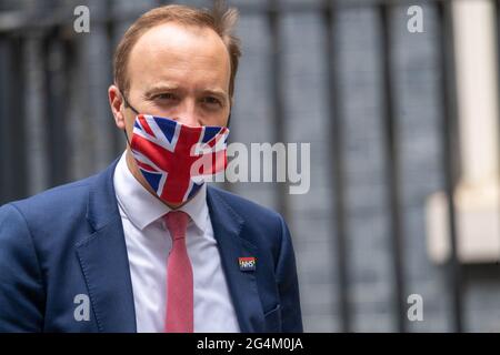 London UK Matt Hancock, Gesundheitsminister, leaves 10 Downing Street, London, UK Credit: Ian Davidson/Alamy Live News Stockfoto