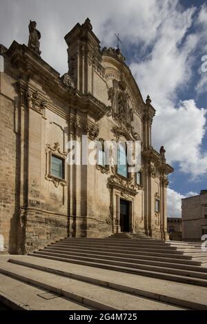 Kirche San Francesco D'assisi, Mdera, Lucania, Basilicata, Süditalien, Italien, Europa Stockfoto