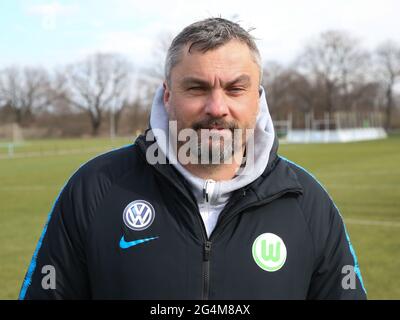 Cheftrainer Thomas Reis VfL Wolfsburg U19 A-Juniors Bundesliga North Northeast Season 2018-19 Stockfoto