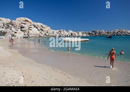 FRANKREICH (2A). KORSIKA, CORSE DU SUD, LAVEZZI-INSELN. Stockfoto