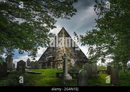 Das Howard-Mausoleum (Arklow Pyramid), erbaut 1785, auf dem Old ...