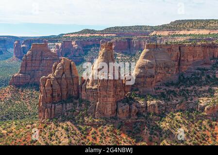Colorado National Monument Landscape, Grand Junction, Colorado, USA. Stockfoto
