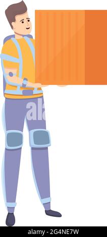 Moderne Exoskelett-Ikone. Cartoon von Contemporary Exoskelett Vektor-Symbol für Web-Design isoliert auf weißem Hintergrund Stock Vektor