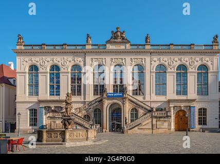 Verkehrsmuseum Dresden im Johanneum am Neumarkt, Sachsen, Deutschland Stockfoto