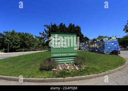 Roberto Clemente State Park Bronx, New York City Stockfoto