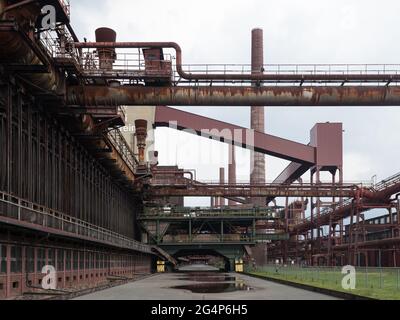 Industriekomplex der Zeche Zollverein in Essen, Deutschland Stockfoto