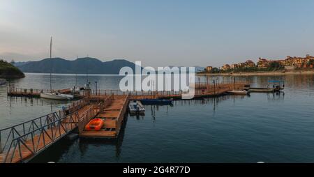 Anhui huangshan taiping See malerische Landschaft Stockfoto