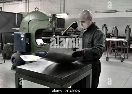 Carrozzerei Touring Superleggera Factory Mailand Italien Stockfoto