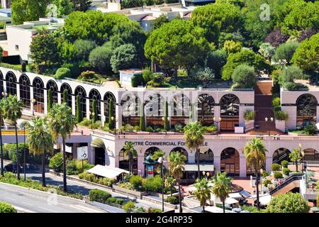 Einkaufszentrum Fontvieille, Monaco. Stockfoto