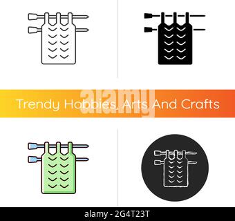 Symbol „Stricken“ Stock Vektor