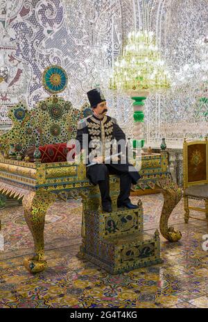 Golestan Palace ist eines der ältesten historischen Denkmäler in der Stadt Teheran. Am 2013 wurde es zum UNESCO-Weltkulturerbe erklärt. Stockfoto