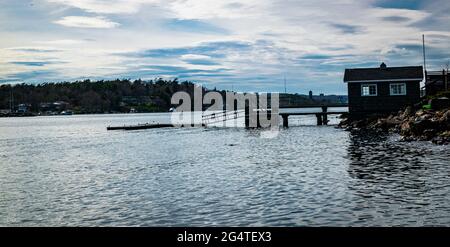 Point angenehme Park Wanderwege Stockfoto