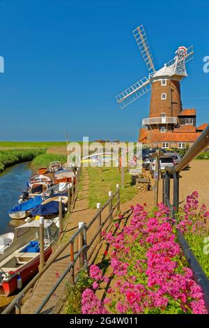 Cley Windmill, Cley-next-the-Sea, in der Nähe holt, Norfolk, England. Stockfoto