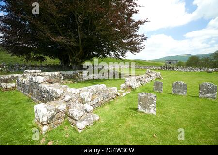 Die Kapelle der Eremitage neben der Eremitage Castle in den Scottish Borders. Stockfoto