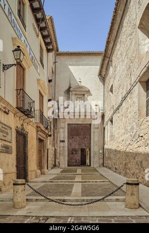 Puerta de Santa Maria, Eingang zum Dommuseum von Segorbe, Castellon, Spanien, Europa Stockfoto