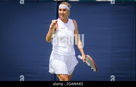 Eastbourne, Großbritannien. Juni 2021. Elena Vesnina aus Russland spielt beim Viking International WTA 500 Tennisturnier 23 am 2021. Juni 2021 im Devonshire Park Tennis in Eastbourne, England - Foto Rob Prange/Spanien DPPI/DPPI/LiveMedia Kredit: Unabhängige Fotoagentur/Alamy Live News Stockfoto