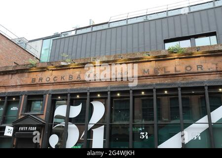 Brockbank und Mellor Social Space in der Seel Street in Liverpool Stockfoto