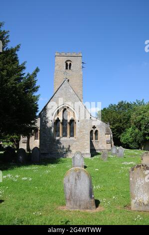 St. Thomas of Canterbury Church, Clapham, Bedfordshire Stockfoto