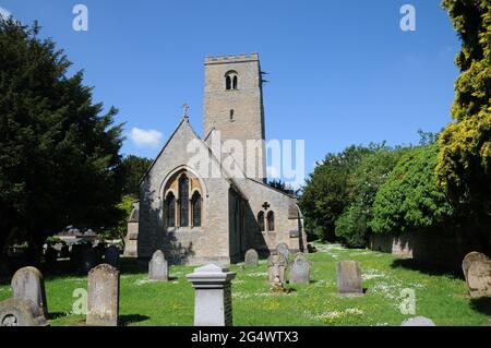 St. Thomas of Canterbury Church, Clapham, Bedfordshire Stockfoto