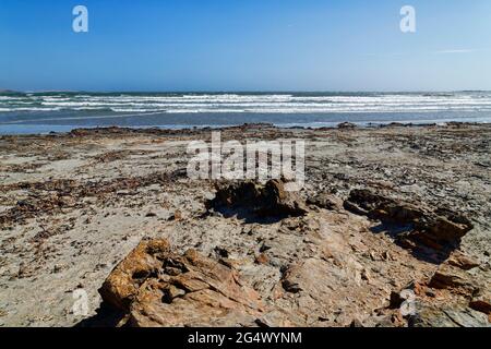 Halbinsel Lüderitz im Sperrgebiet: Strand an der Großen Bucht, Südatlantik, Karas-Region, Namibia