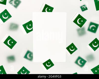 Tag der Unabhängigkeit von Pakistan Stockfoto