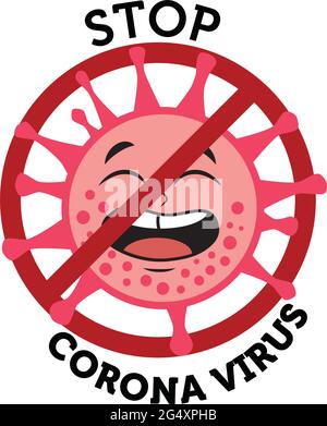 corona Virus. corona Virus Prävention. Illustration des Corona Virus. corona Virus Hintergrund Stock Vektor