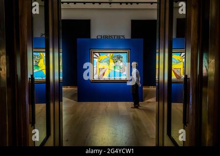 London, Großbritannien. Juni 2021. Highlights des 20./21. Jahrhunderts: London Evening Sale, der am 30. Juni 2021 live und live übertragen wird. Vorschau in der Christies King Street, London. Kredit: Guy Bell/Alamy Live Nachrichten Stockfoto