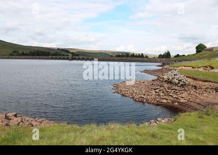 Scar House Reservoir, Nidd Valley, Yorkshire, Großbritannien Stockfoto