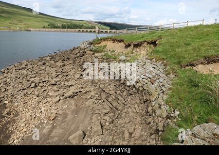 Scar House Reservoir, Nidd Valley, Yorkshire, Großbritannien Stockfoto