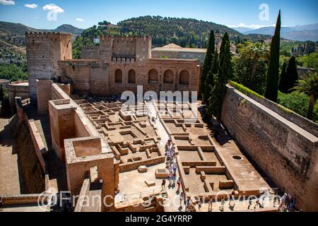 alambra de granada monumento nacional Stockfoto