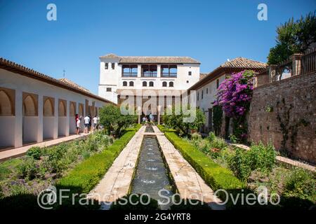 alambra de granada monumento nacional Stockfoto