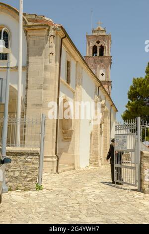 Lefkara, Zypern - 14. Mai 2021: kirche im Dorf Lefkara auf Zypern Stockfoto