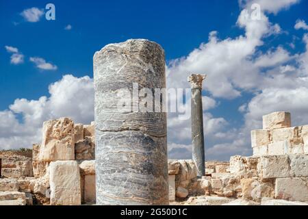 Ruinen des alten Kourion. Limassol District, Zypern Stockfoto