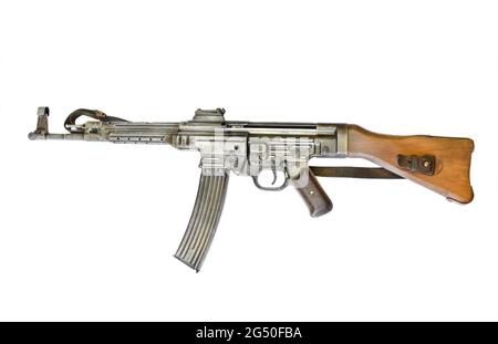 Die STG 44 (Abkürzung für Sturmgewehr 44, 'Sturmgewehr 44') ist ein deutsches Selektivfeuergewehr, das während des Zweiten Weltkriegs entwickelt wurde Es wird auch als Th Stockfoto