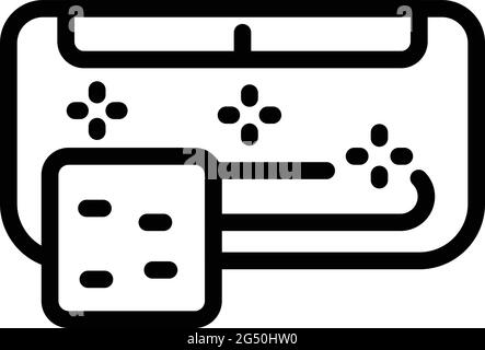 Reparatursymbol für Klimaanlage. Umriss Reparatur Klimaanlage Freon Vektor-Symbol für Web-Design auf weißem Hintergrund isoliert Stock Vektor