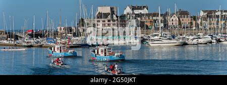 FRANKREICH. FINISTERE (29) CONCARNEAU. VILLE IN DER NÄHE Stockfoto