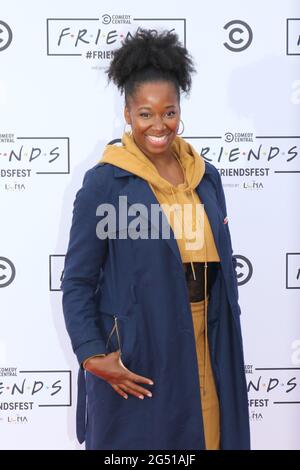 Jamelia, Comedy Central UKs FRIENDSFEST - VIP Arrivals, Clapham Common, London, Großbritannien, 24. Juni 2021, Foto von Richard Goldschmidt Stockfoto