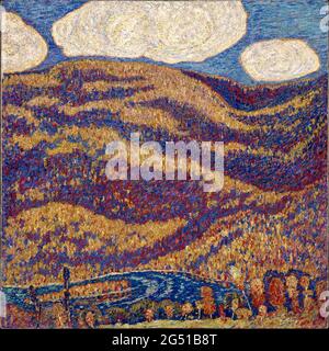 Landschaftsbild von Marsden Hartley mit dem Titel Karneval des Herbstes Stockfoto