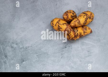 OCA, Knolle, die in der peruanischen Küche und in den amerikanischen Anden verwendet wird Stockfoto