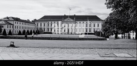 Das Schloss Bellevue, Berlin, Deutschland Stockfoto