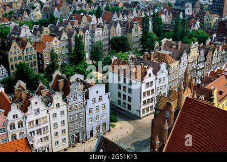 Altstadt, Danzig, Polen Stockfoto