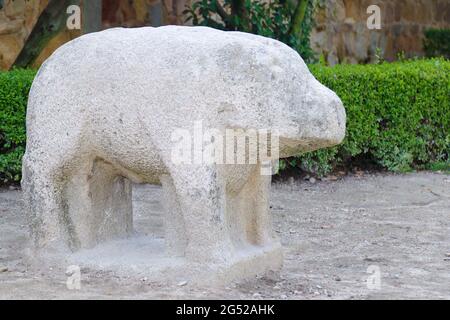 Alte Verrakos (die Megalithmonumente aus Granit von Vettones) in Avila, Spanien Stockfoto