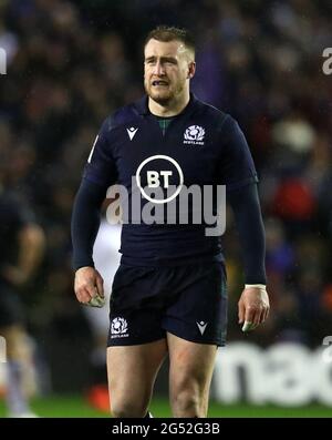 Aktenfoto vom 08-02-2020 von Stuart Hogg, Schottland. Ausgabedatum: Freitag, 25. Juni 2021. Stockfoto