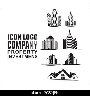 ICON LOGO EIGENSCHAFT / Logo Design Inspiration Stock Vektor