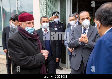 Aguila Saleh Issa, das libysche Repräsentantenhaus Stockfoto