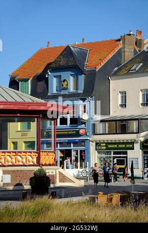 FRANKREICH, SOMME (80) COTE D'OPALE UND BAIE DE SOMME, CAYEUX-SUR-MER Stockfoto