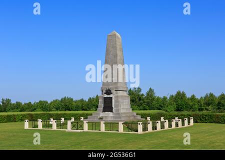 Erstes Denkmal der australischen Division in Pozieres (Somme), Frankreich Stockfoto