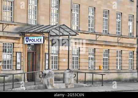 St Aldates Polizeiwache der Thames Vaalley-Truppe in Oxford, England. Stockfoto