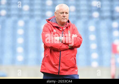 BT Murrayfield .Edinburgh.Schottland Großbritannien. 25. Juni-21 Britische & Irische Lions Training Session für Japan Match Head Coach Warren Gatland während des Trainings Bild: eric mccowat/Alamy Live News Stockfoto